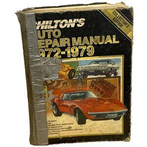 Hardcover Chilton's Auto Repair Manual 1972-1979 Collector's Ed #6914 USED 1984